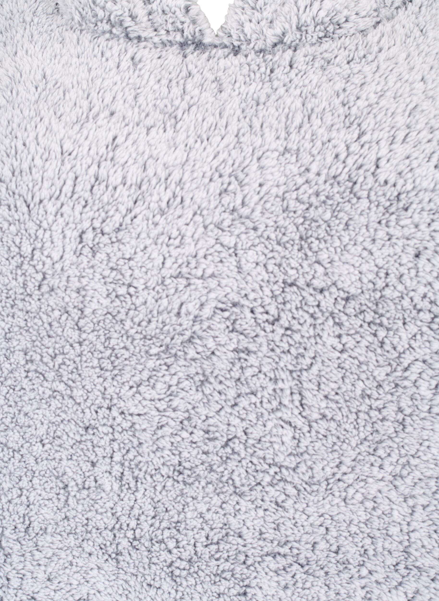 Zizzi&Uuml;bergro&szlig;es Teddykleid mit Tasche, Grey Melange, Packshot image number 2