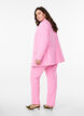 Hose mit Taschen und geraden Beinen, Pink, Model image number 1
