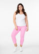 Basic 3/4-Leggings aus Viskose, Pink, Model image number 1
