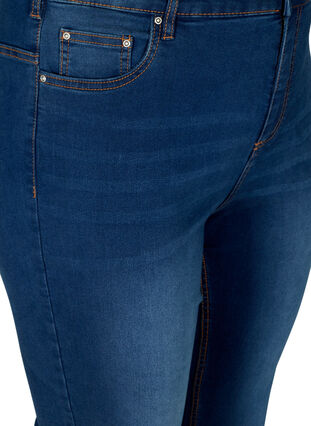 Ellen Bootcut Jeans mit hoher Taille, Blue denim, Packshot image number 2