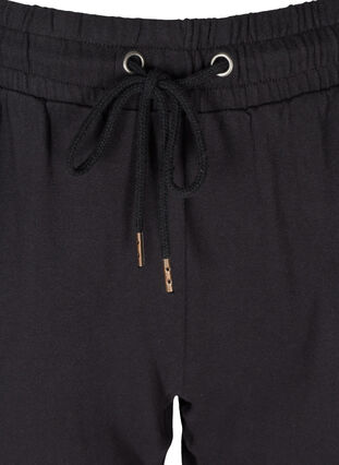 Lockere Sweatpants aus 100% Baumwolle, Black, Packshot image number 2