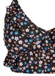 Gebl&uuml;mtes Bikinioberteil mit R&uuml;schendetails, Braun, Packshot image number 2