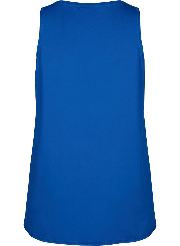 Trainingsoberteil mit V-Ausschnitt, Princess Blue, Packshot image number 1