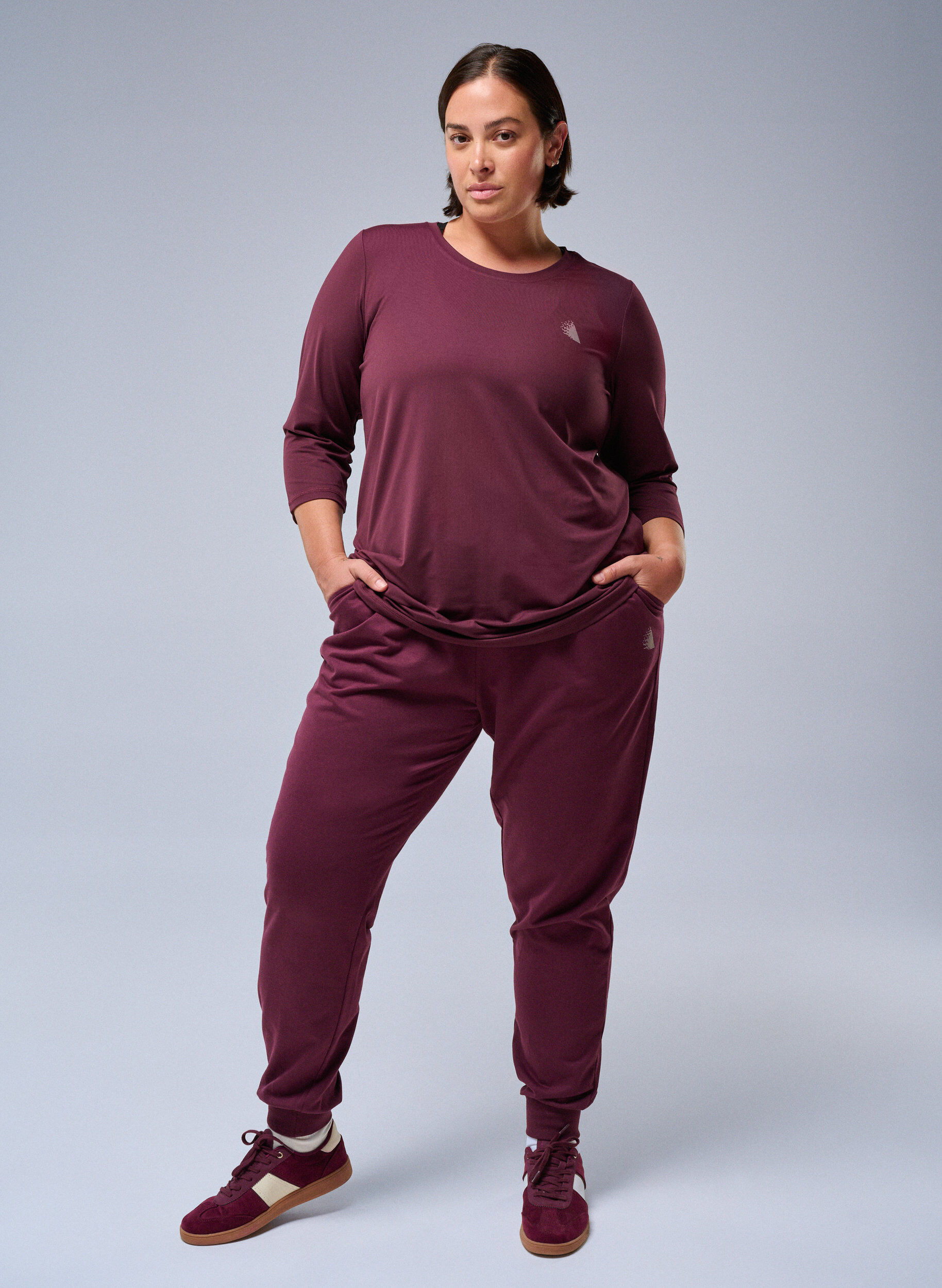 ZizziLockere Trainingshose mit Taschen, Gr&uuml;n, Image image number 0