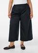 Culotte mit Gummizugbund und weiten Beinen, Schwarz, Model image number 2