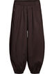 Ballonhose mit Taschen und elastischem Bund, Braun, Packshot image number 0