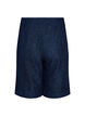 Hoch taillierte Bermudashorts aus Spitze, Blau, Packshot image number 1