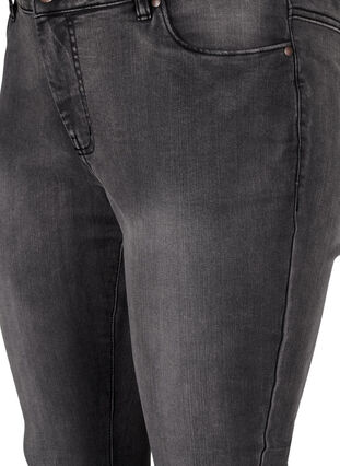 Viona Jeans mit normaler Taille, Dark Grey Denim, Packshot image number 2