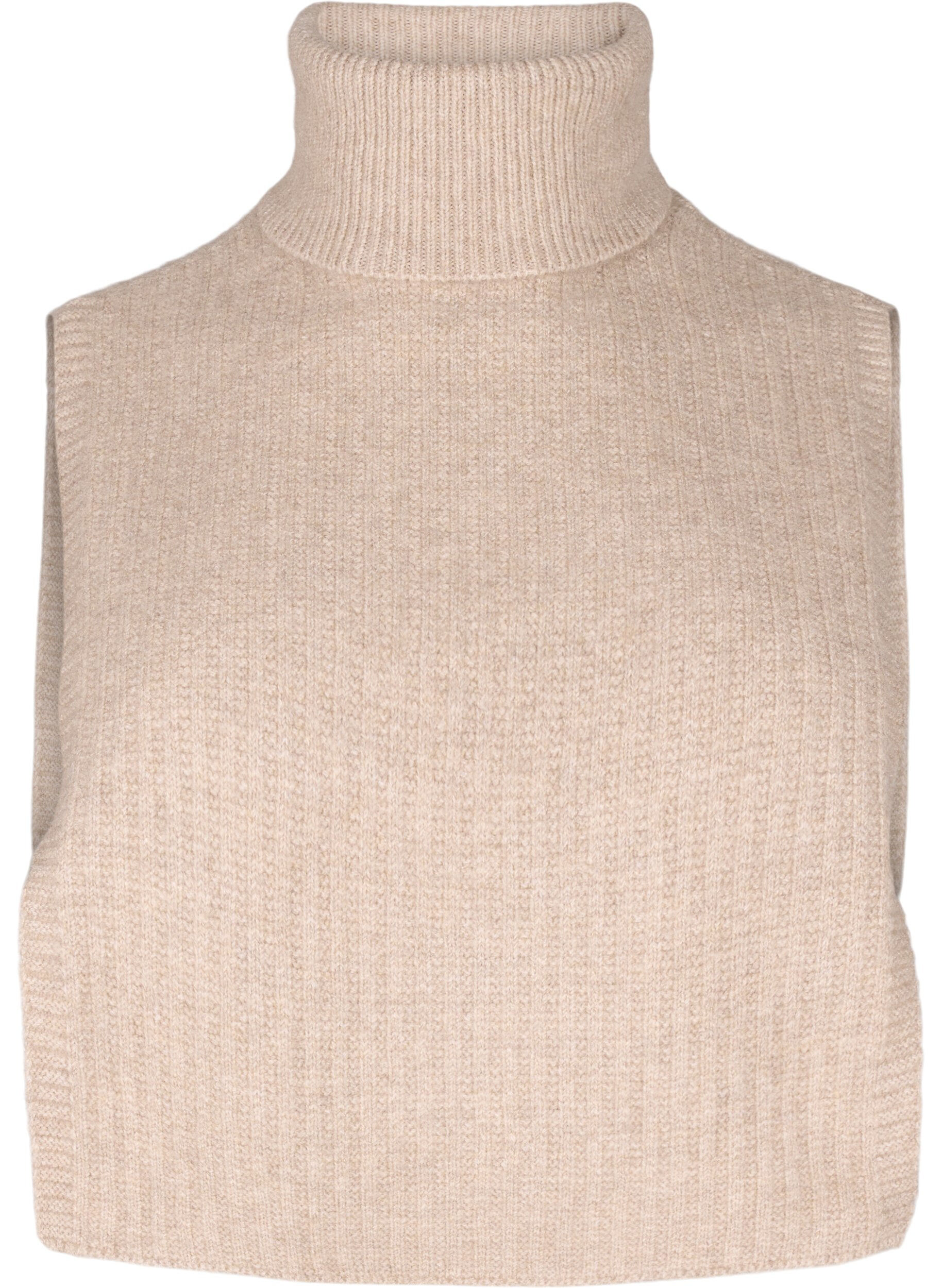 ZizziRippstrick-Halsw&auml;rmer, Silver Mink, Packshot image number 0