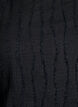 Bluse aus Jersey mit welliger Struktur, Schwarz, Packshot image number 2