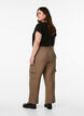 Cargohose mit hoher Taille, Beige, Model image number 1