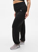 Jogginghosen mit lockerer Passform und Kordelzug, Black, Model image number 0