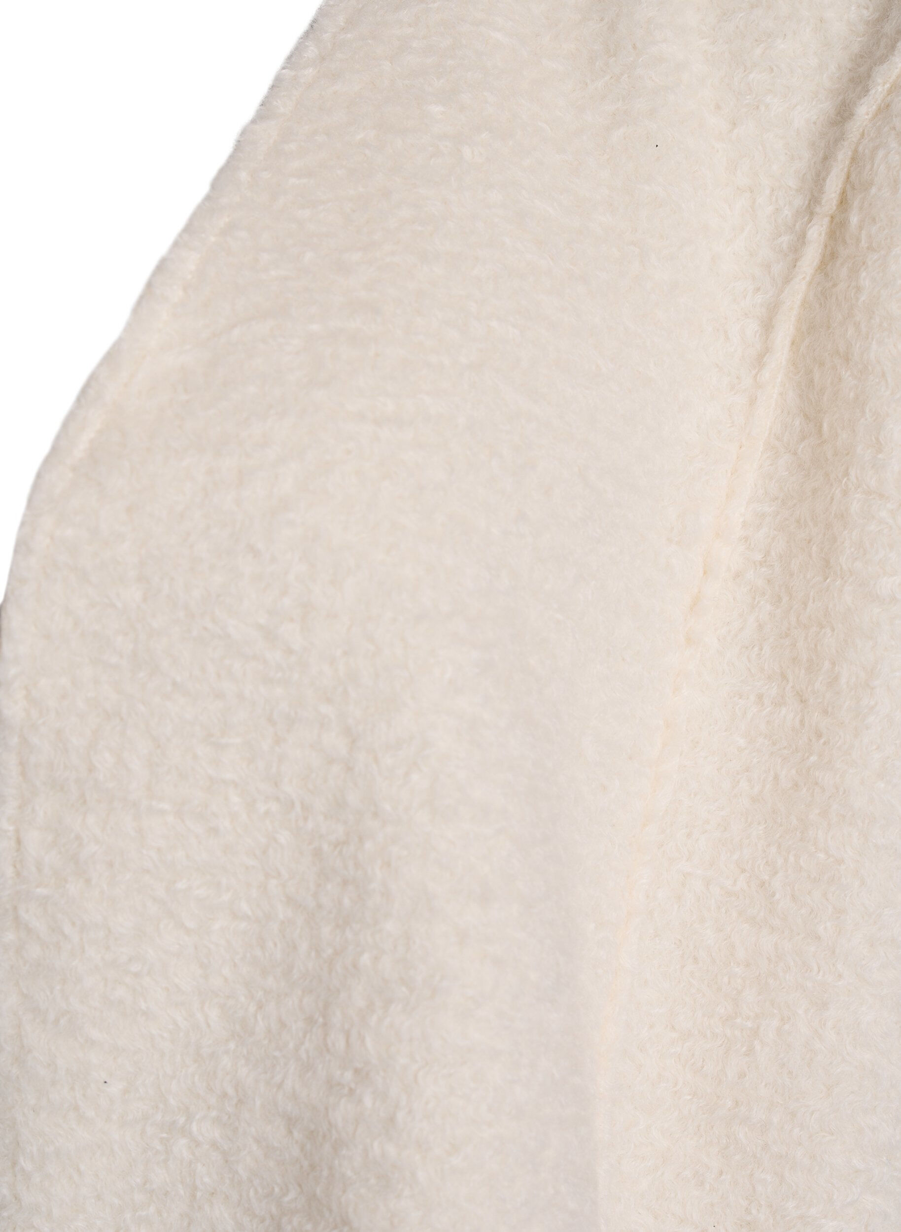 ZizziLockere Strickjacke mit Taschen, Vanille, Packshot image number 2