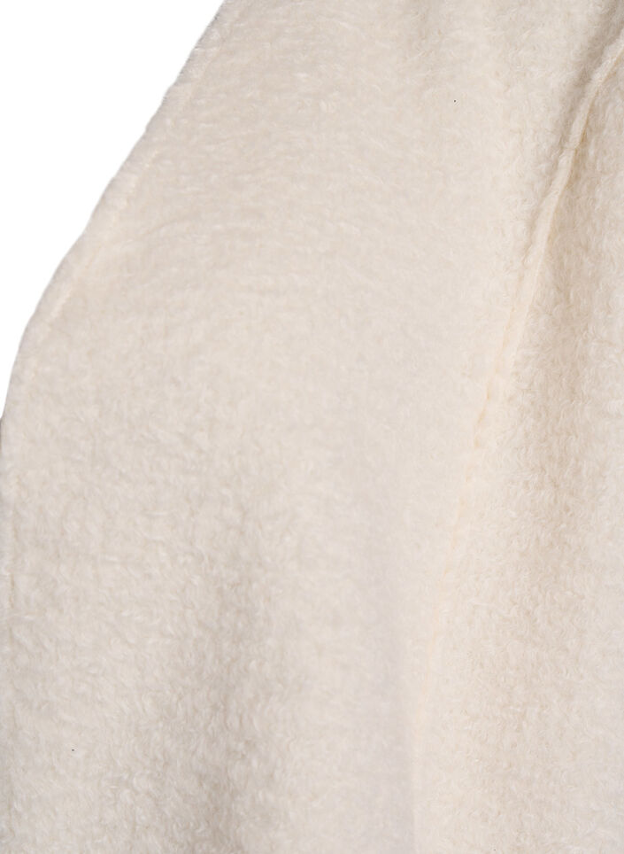 Lockere Strickjacke mit Taschen, Vanille, Packshot image number 2