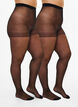 2-pack Strumpfhosen in 20 DEN, Schwarz, Packshot image number 0