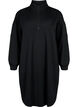 Sweatkleid aus Modalmix mit Stehkragen, Black, Packshot image number 0