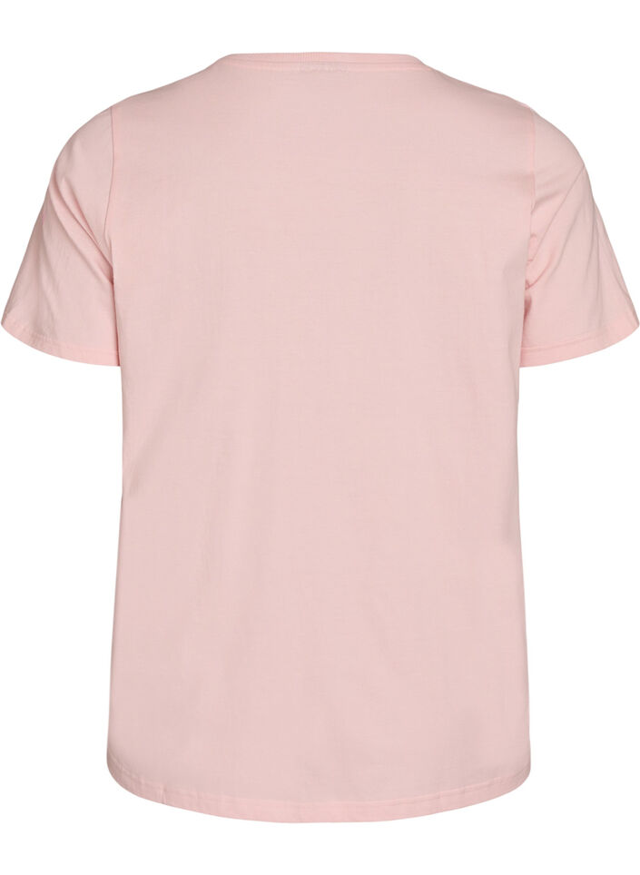 T-Shirt aus Bio-Baumwolle mit Frontprint, Rot, Packshot image number 1
