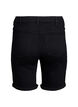 Eng anliegende Jeansshorts mit hoher Taille, Schwarz, Packshot image number 1