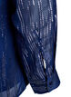 Bluse mit glitzerndem Muster, Blau, Packshot image number 3