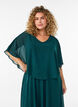Kurz&auml;rmeliges Maxikleid in A-Linie, Gr&uuml;n, Model image number 2