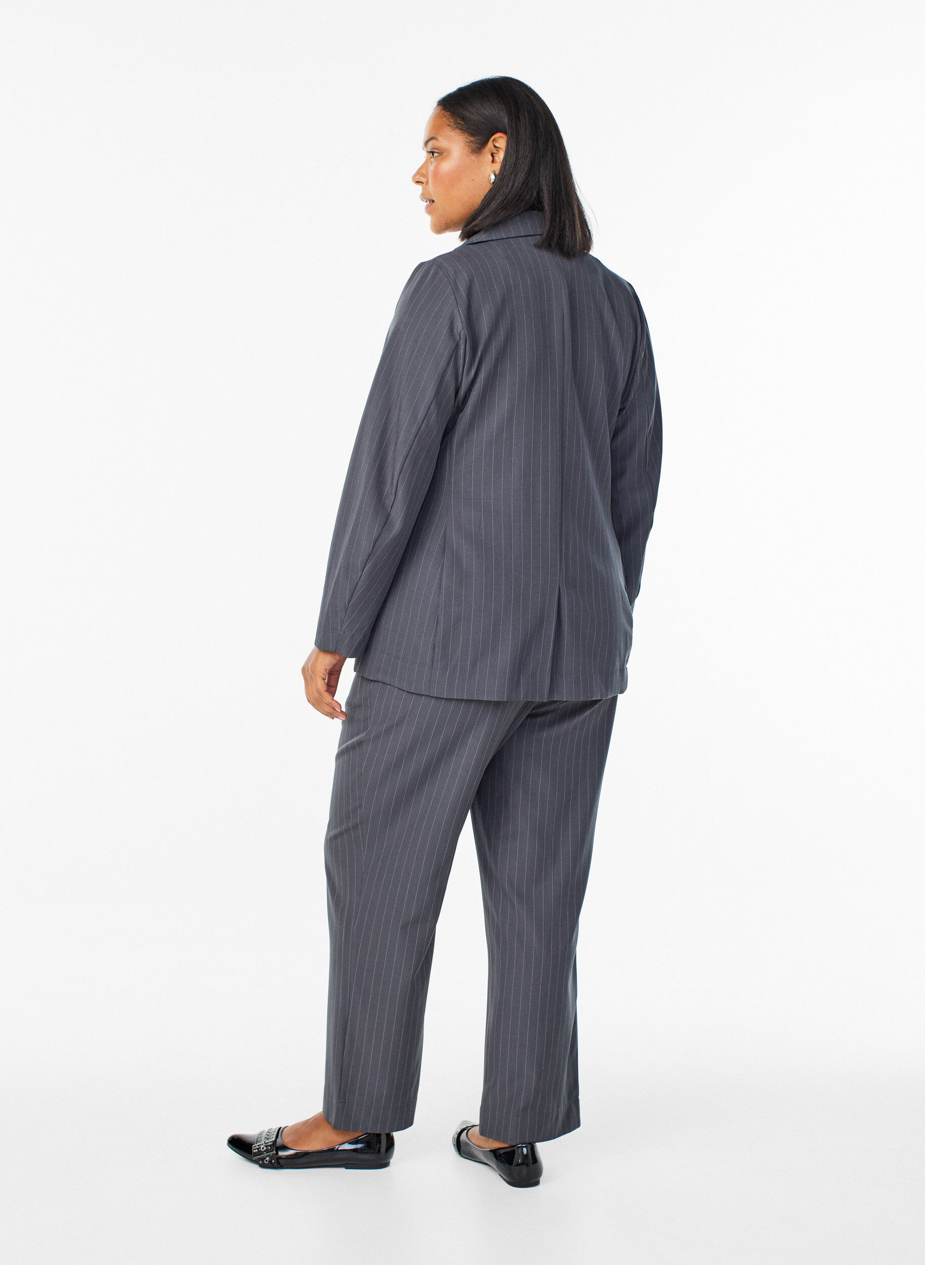 ZizziLockere Hose mit Taschen, Grau, Model image number 1