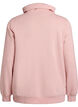 Sweatshirt mit hohem Kragen und Taschen, Rot, Packshot image number 1