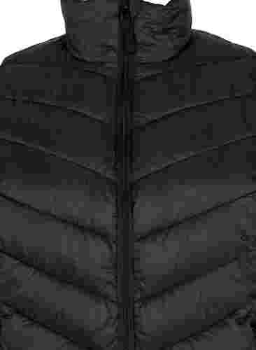 Kurze Weste mit Reißverschluss und Taschen, Black, Packshot image number 2