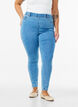 Jeggings mit hoher Taille, Blau, Model image number 2