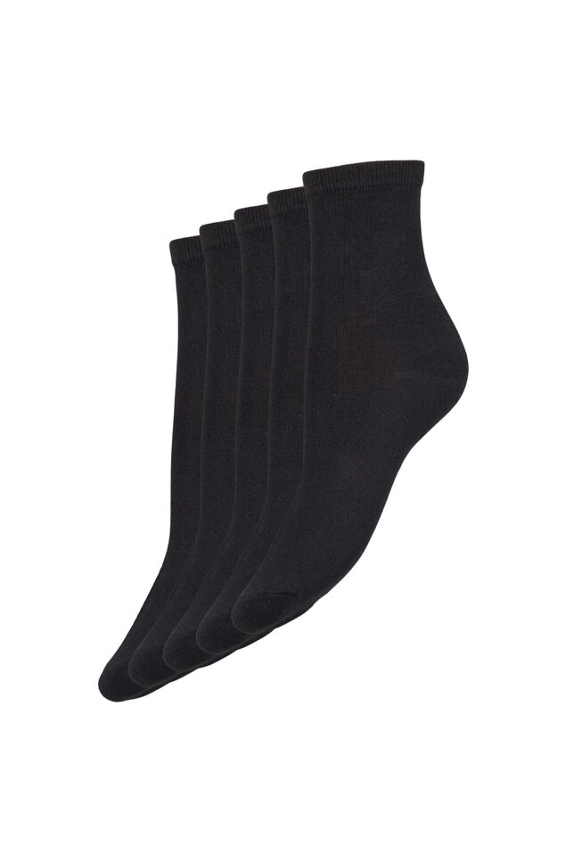 5er-Packung Basics-Socken, Black, Packshot image number 0