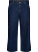 Myra Jeans mit hoher Taille und weiter Passform, Blau, Packshot image number 0