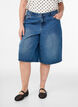 Hoch taillierte Shorts aus Denim, Blau, Model image number 2