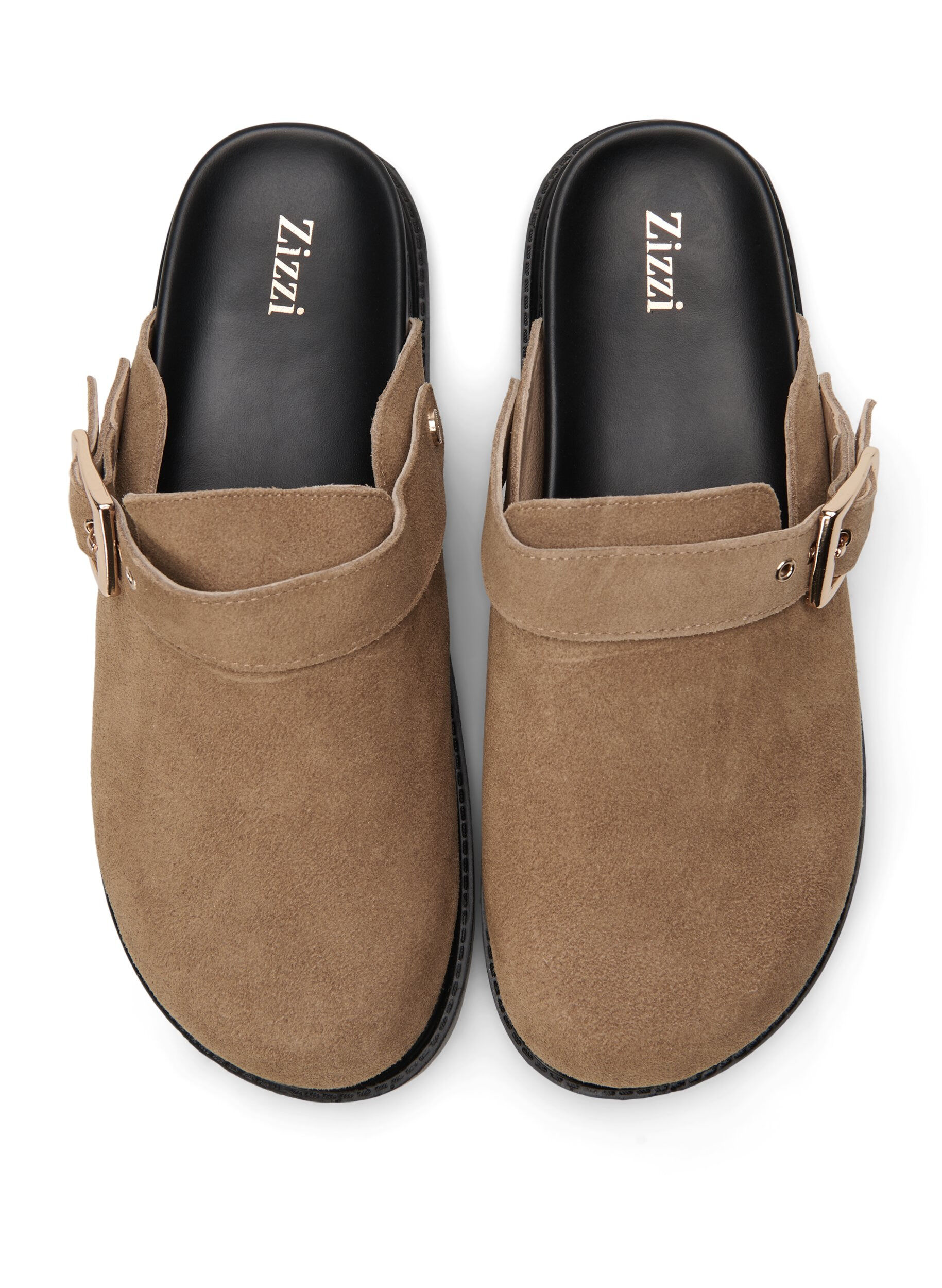 ZizziWeite M Wildleder-Clogs, Woodsmoke, Packshot image number 2