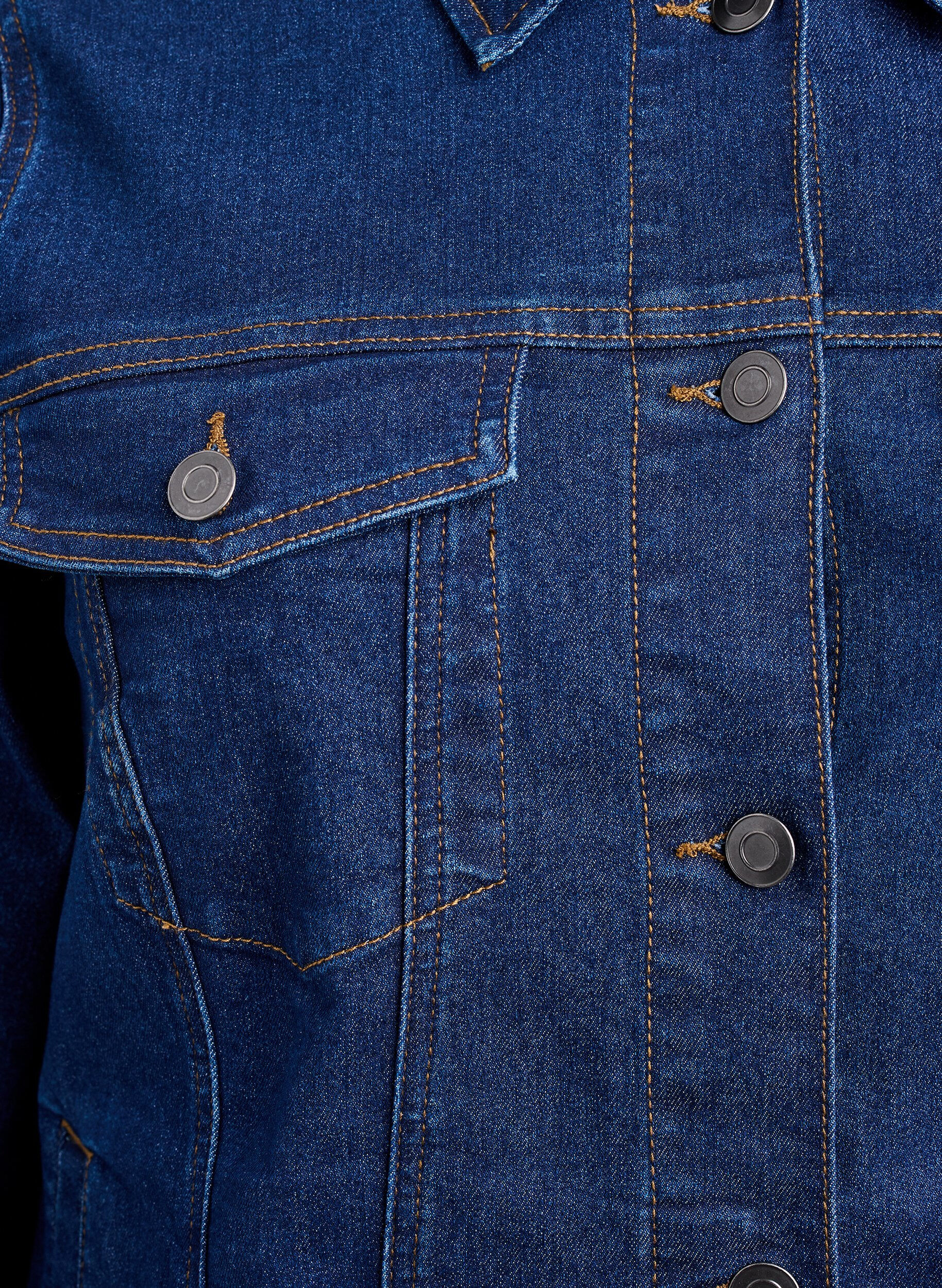 ZizziFLASH - Denim-Jacke aus elastischer Baumwollmischung, Blau, Packshot image number 2