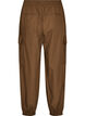 Baumwoll-Cargohose mit Ballonbein, Braun, Packshot image number 1