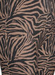 Leggings aus Viskose mit Zebraprint, Braun, Packshot image number 2