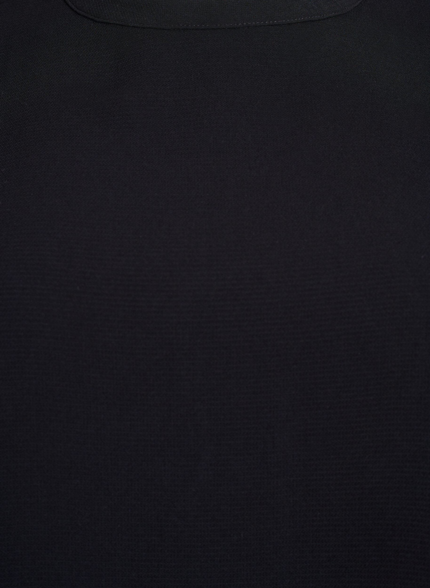 ZizziBluse mit Streifendetail an den &Auml;rmeln, Schwarz, Packshot image number 2