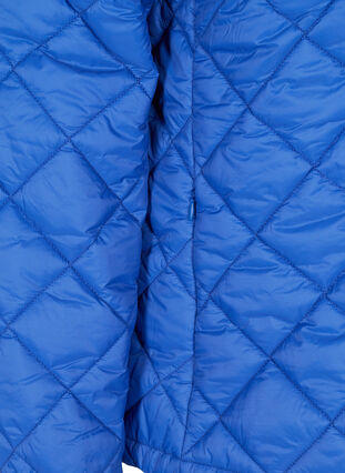 Gesteppte Leichtgewichtsjacke mit Reißverschluss und Taschen, Dazzling Blue, Packshot image number 3