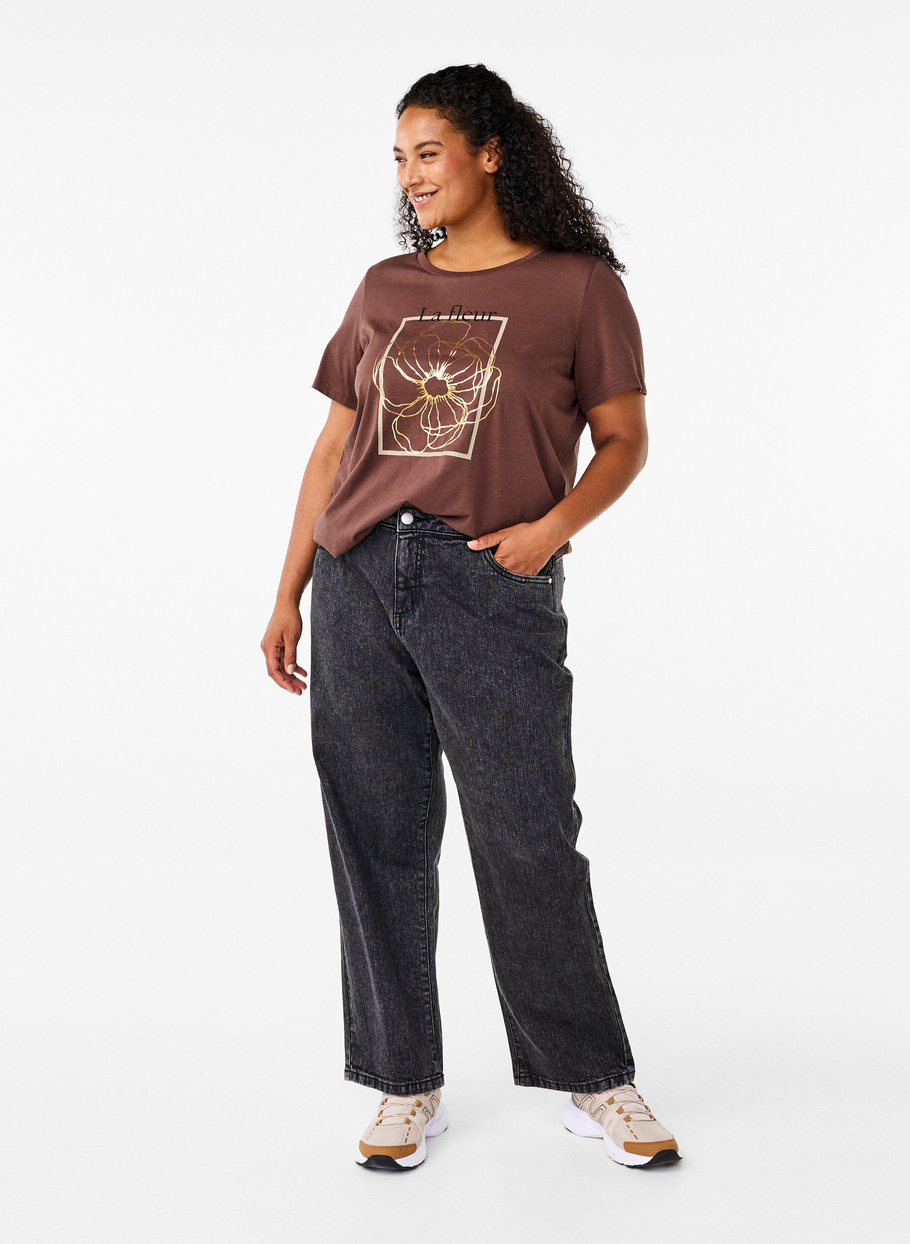 ZizziBaumwoll-T-Shirt mit Druck, Ch. Martini w.Fl.Box, Model image number 2