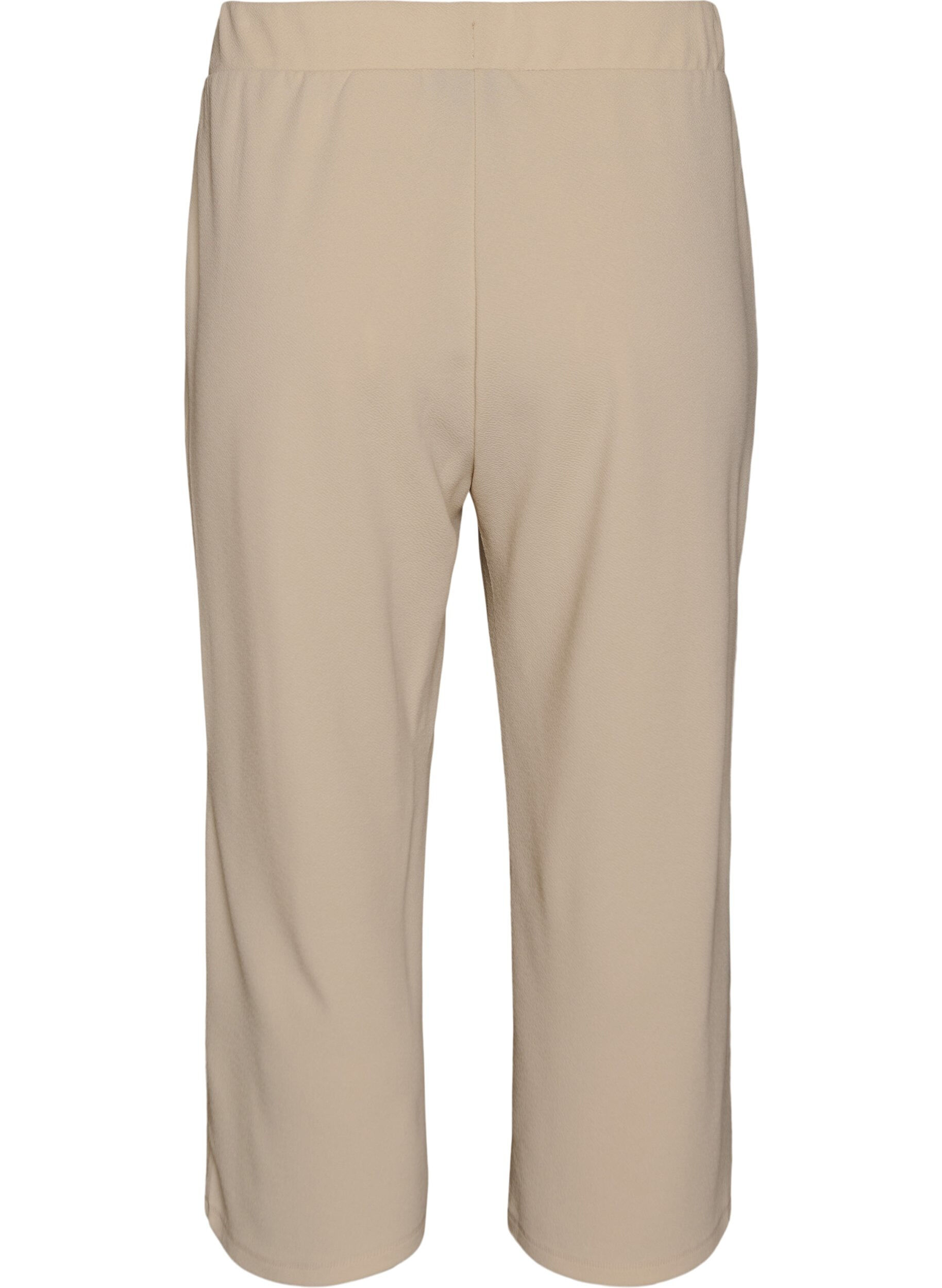 ZizziLose Hose mit 7/8-L&auml;nge, Beige, Packshot image number 1