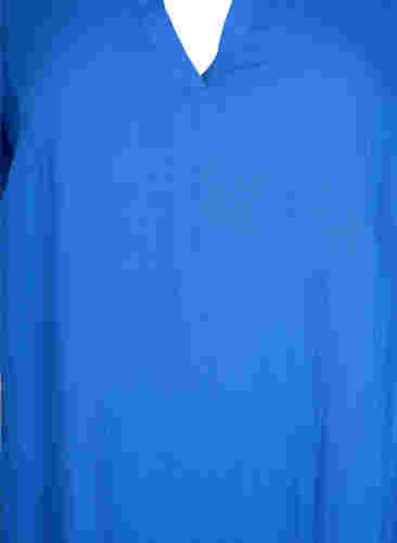 Kurzärmeliges Viskosekleid mit V-Ausschnitt, Surf the web, Packshot image number 2