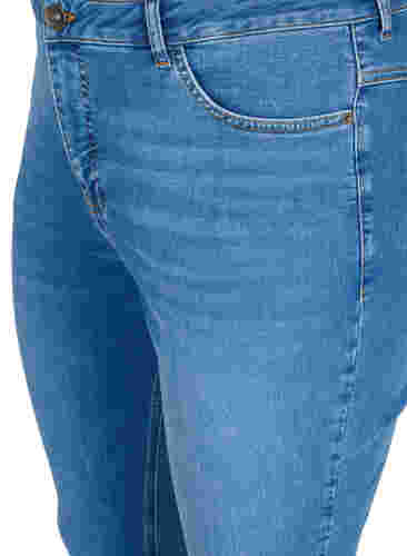 Bea Jeans mit hoher Taille, Blue denim, Packshot image number 2
