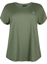 Kurzärmeliges Trainings-T-Shirt, Thyme, Packshot
