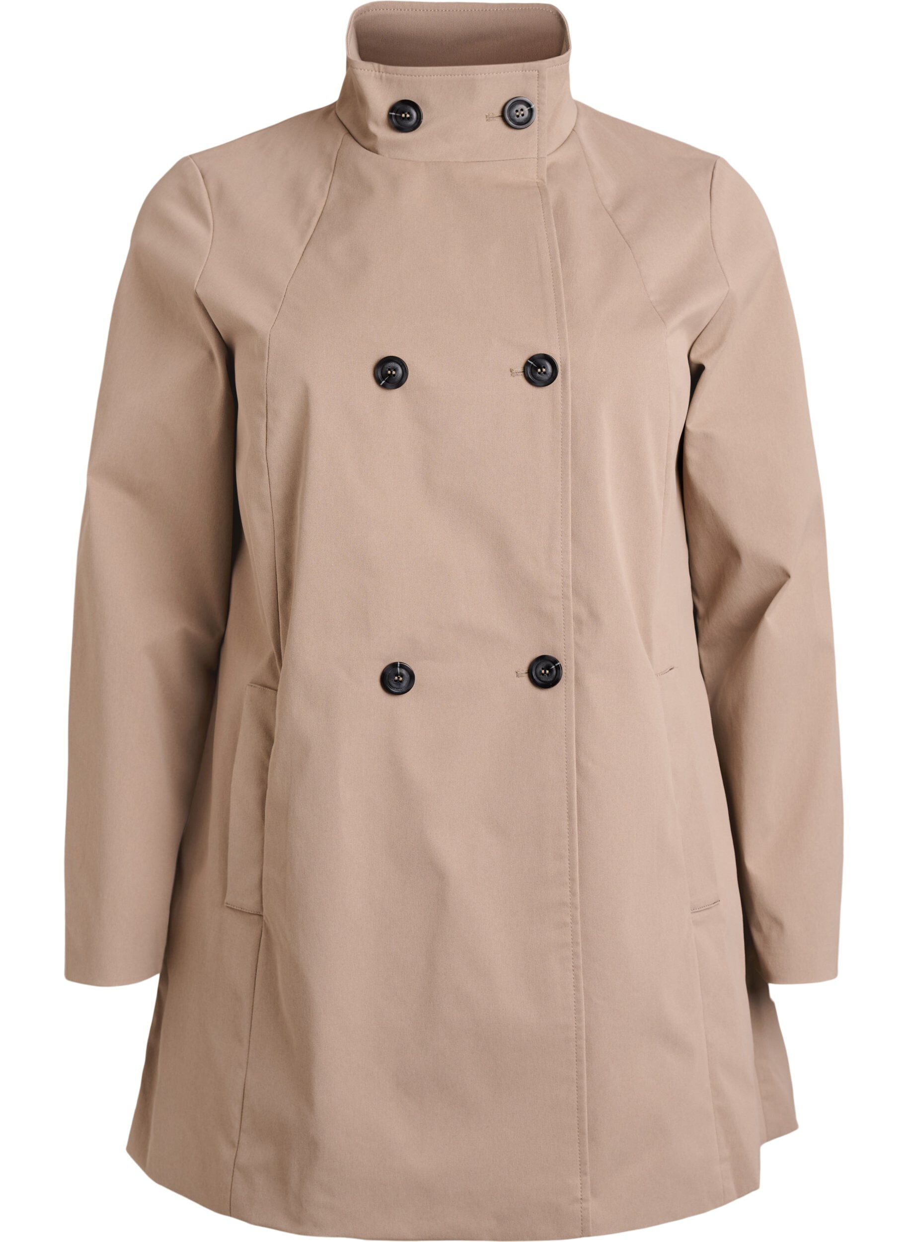 Fr&uuml;hlingsjacke aus wasserabweisendem Material mit A-Linie