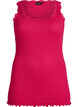 Top mit Spitzen, Pink, Packshot image number 0