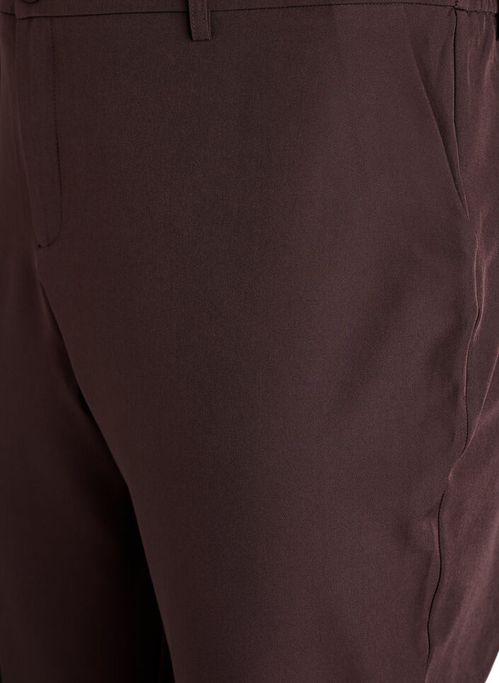 Hose mit Taschen und geraden Beinen, Braun, Packshot image number 2
