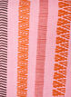 Kurzes Kleid aus Leinen und Viskose mit 3/4-&Auml;rmeln, Pink, Packshot image number 2