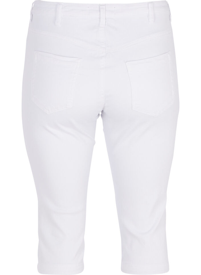 Slim Fit Emily Capri Jeans, Weiß, Packshot image number 1