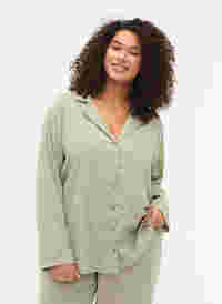 Hemd aus Baumwolle mit Struktur, Seagrass , Model