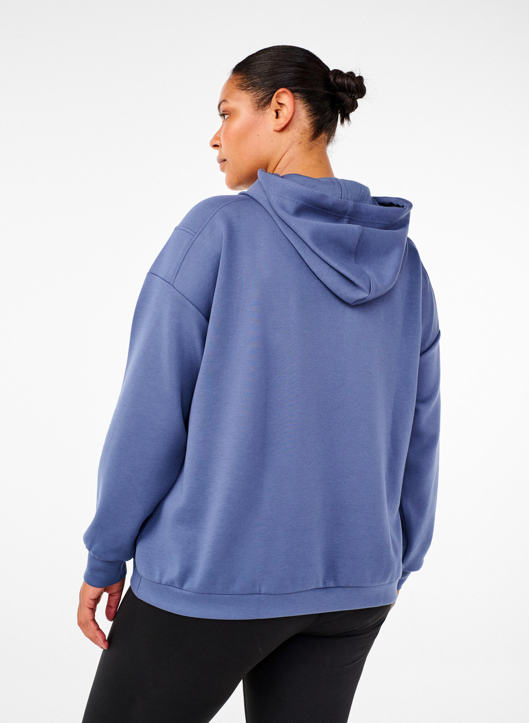 ZizziSportlicher Hoodie, Vintage Indigo, Model image number 1
