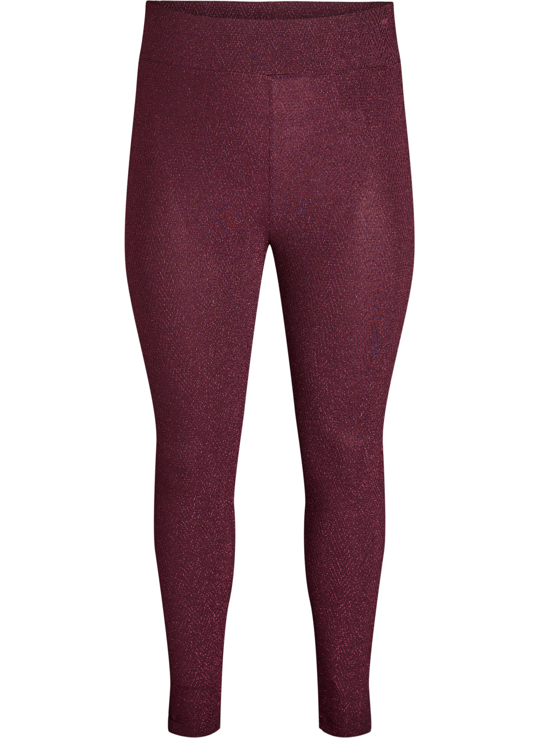 Leggings mit Glitzermuster